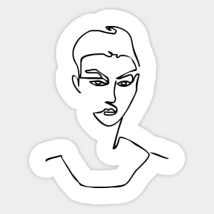 Poker face Sticker